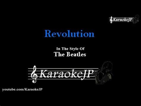 revolution beatles karaoke